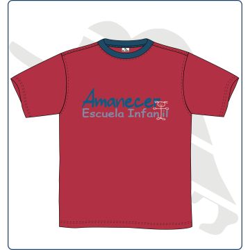 Camiseta de manga corta infantil
